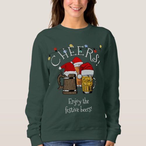 Beer Santa Claus Christmas Unisex Sweatshirt