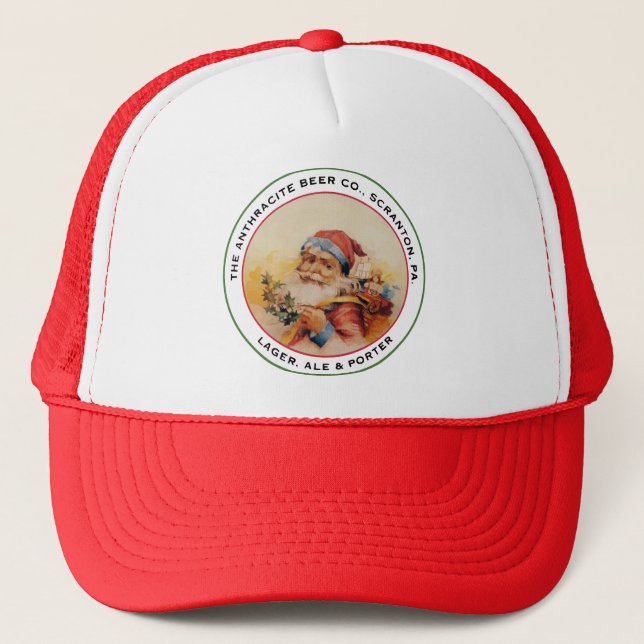 BEER SANTA TRUCKER HAT (Front)