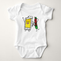 baby lederhosen onesie