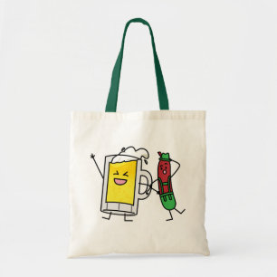 Beer sausage Octoberfest Oktoberfest lederhosen Tote Bag