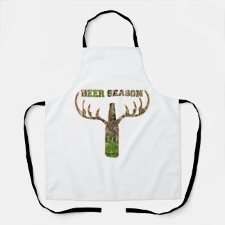 Beer Season Hunting Season Gift For Hunter Apron