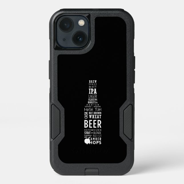 Beer shaped Apple iPhone Defender Series case (Back)