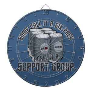 Beer Six Pack custom color dart board