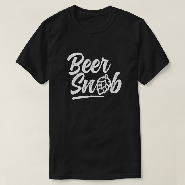Beer Snob T-shirt (Design Front)