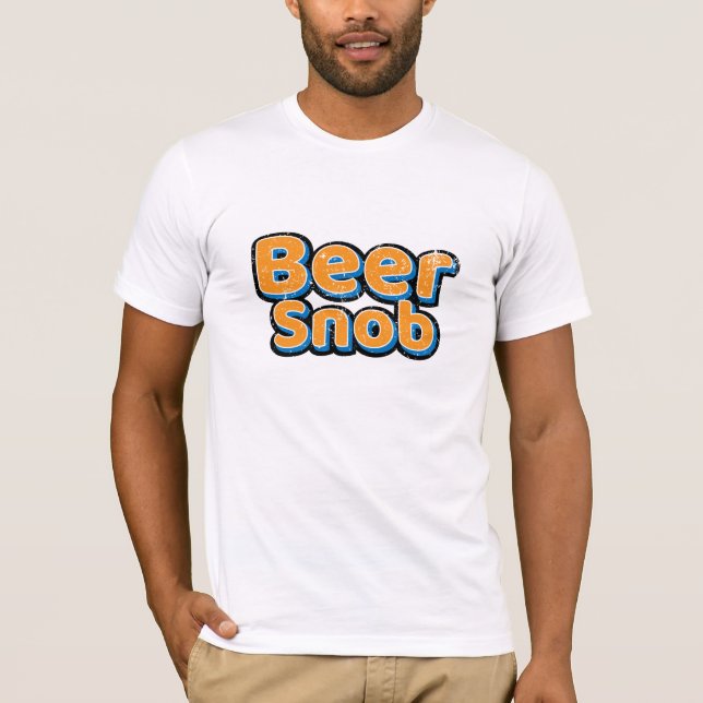Beer Snob Vintage T-Shirt (Front)