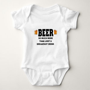 BEER SO MUCH MORE THAN BABY BODYSUIT