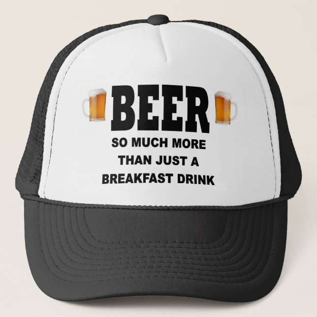 BEER SO MUCH MORE THAN TRUCKER HAT (Front)