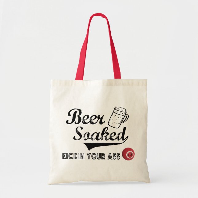 Beer Soaked Tote Bag (Front)