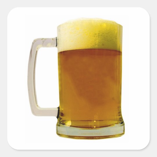 Beer Square Sticker