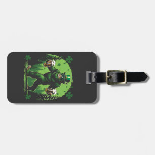 Beer St. Patrick's Day Big Food Sasquashe Funny Luggage Tag