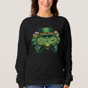 Beer St Patricks Day Gaming Hat Men Gamer Sweatshirt