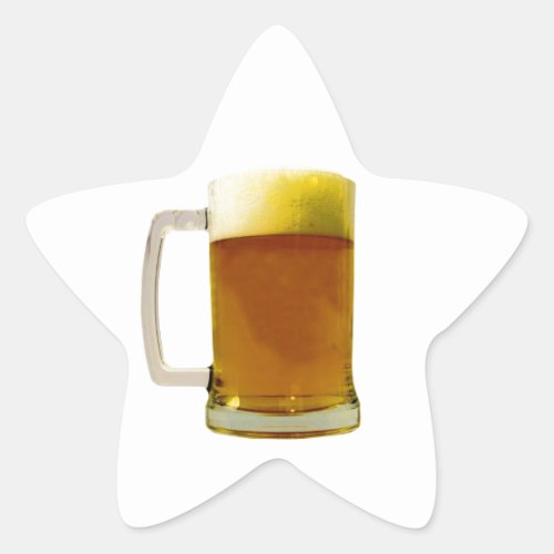 Beer Star Sticker