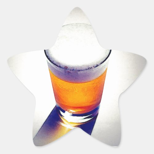 Beer Star Sticker