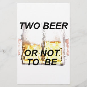 beer stationery