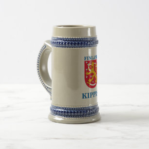 Beer Stein w/ Finnish Crest