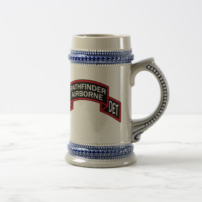 Beer Stein with Company Scroll (Right)
