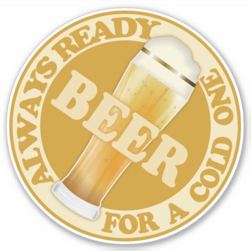 BEER STICKER