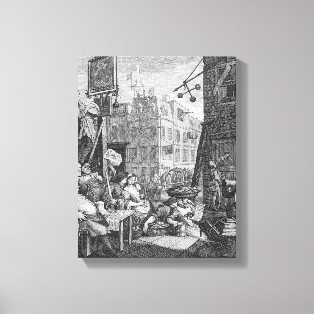 Beer Street, 1751 Canvas Print (Front)