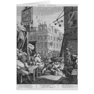 Beer Street, 1751 Cards