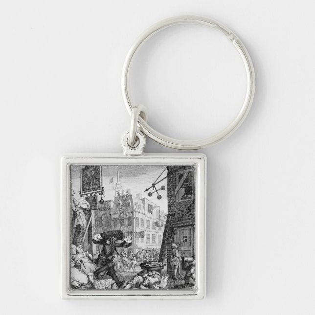 Beer Street, 1751 Keychain (Front)