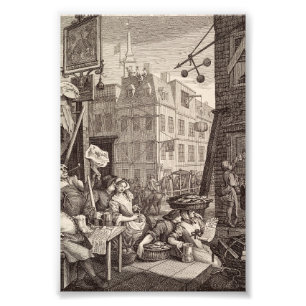 Beer Street by William Hogarth Photo Print