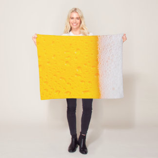 Beer Suds / Beer on Tap Fleece Blanket
