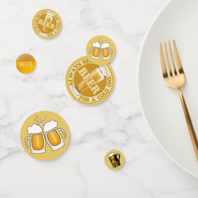 BEER table confetti (Group)
