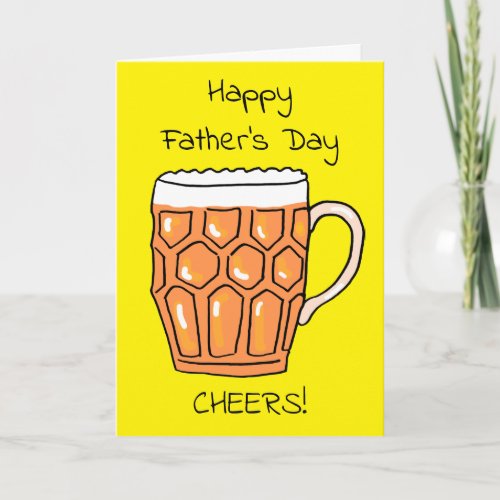 Beer Tankard Fathers Day Card