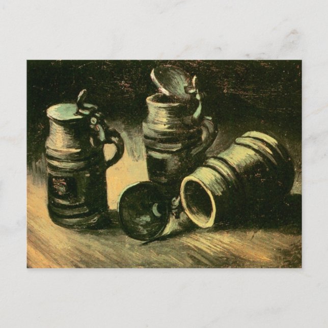 Beer Tankards, Vincent van Gogh Postcard (Front)