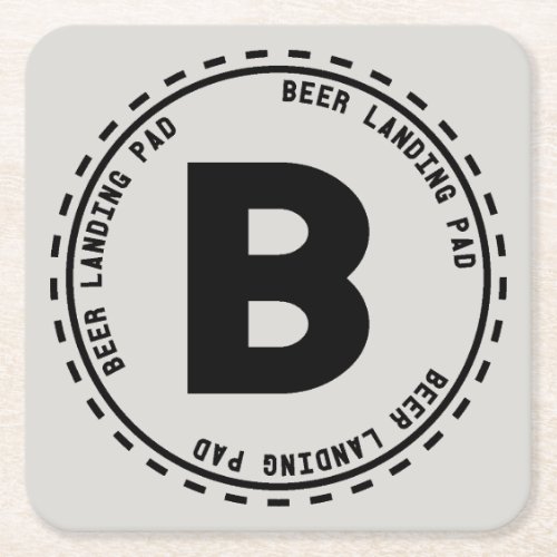 Beer Tasting Funny Beer Landing Square Paper Coaster