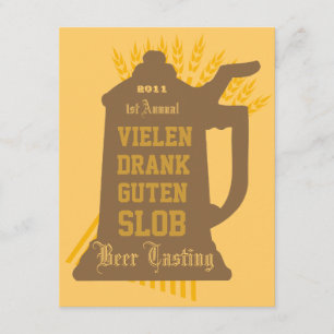 Beer Tasting Invitation