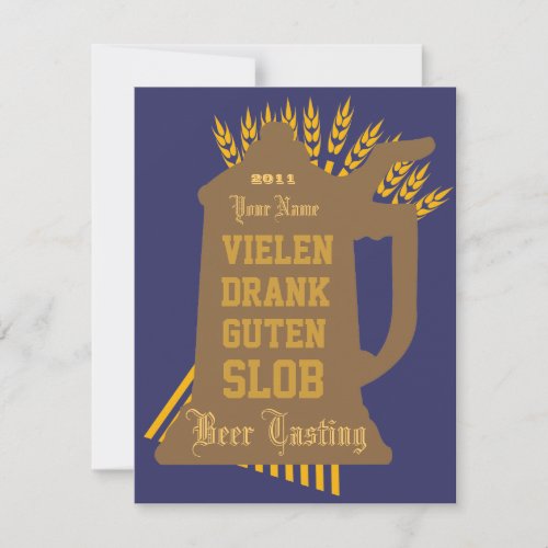 Beer Tasting Invitation