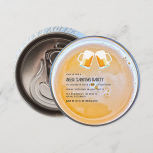 Beer Tasting Party personalized invitation