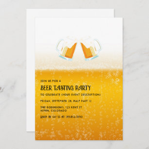 Beer Tasting Party Photo Invitation