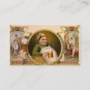 Beer The National Drink Vintage Retro Business Card at Zazzle