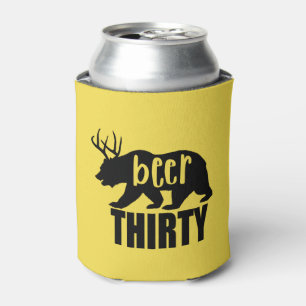 Beer Thirty Can Cooler/Koozie Block Letter Cooler