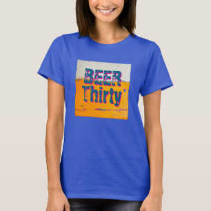 Beer Thirty tshirt on original art