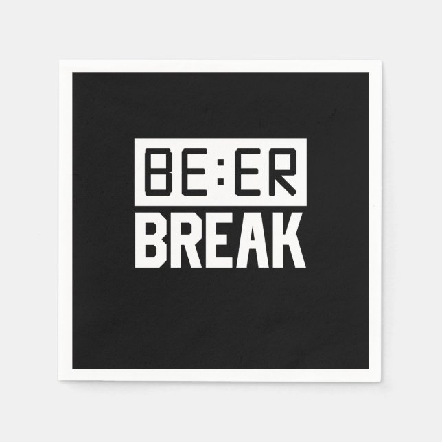 Beer Time Break Napkins (Front)