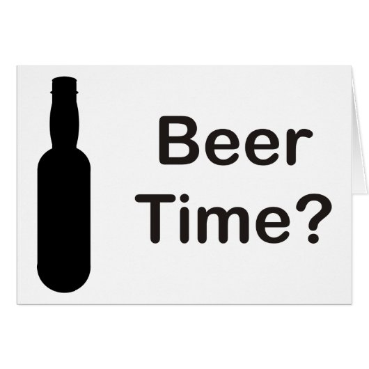 Beer Time? Cards (Front Horizontal)