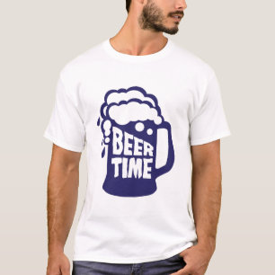 beer time citation alcohol beer humor glass T-Shirt