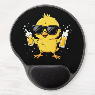 Beer Time Madafakas Funny Meme Duck Goose Retro Gel Mouse Pad