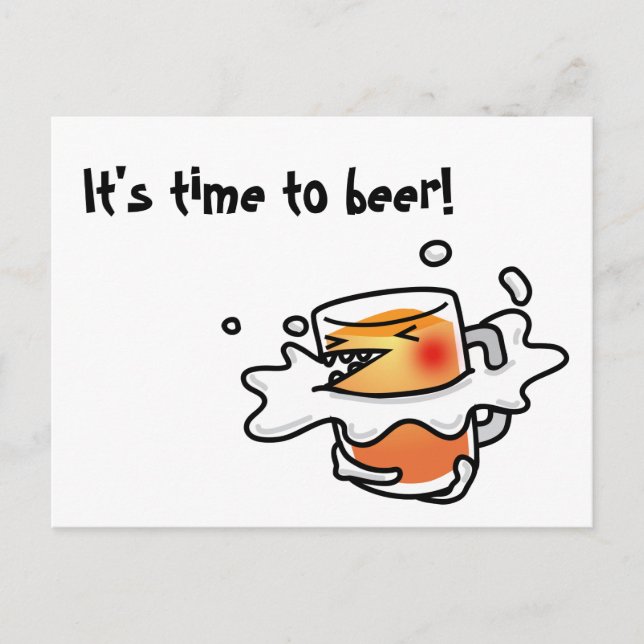 Beer time postcard (Front)