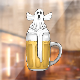 Beer Time with The Ghost Window Cling