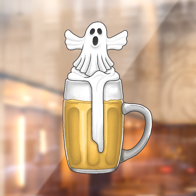 Beer Time with The Ghost  Window Cling (Sheet 2)