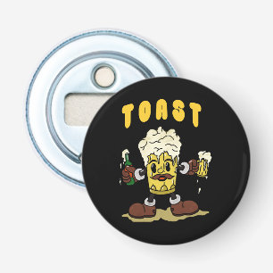 Beer Toast Mascot Bottle Opener