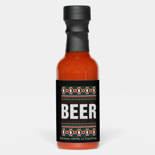 Beer Ugly Christmas Sweater Hot Sauces