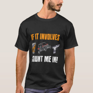 Beer UV Guns Lover Four Wheeler Quad Off-Roading S T-Shirt