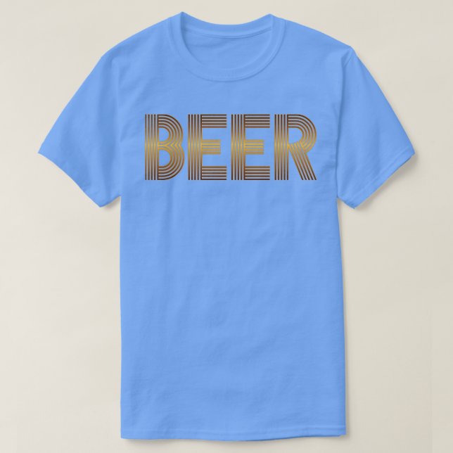 Beer Vintage Retro Look T-Shirt (Design Front)