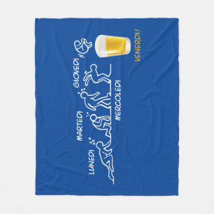 Beer-volution Fleece Blanket