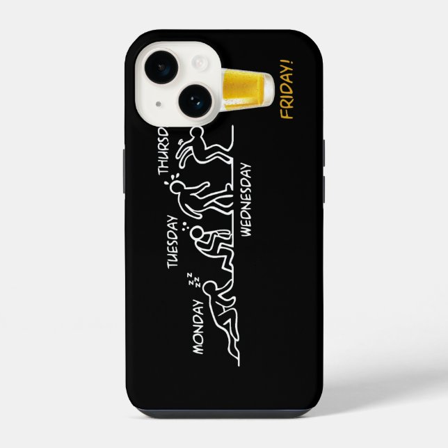 Beer-volution Iphone Case (Back)